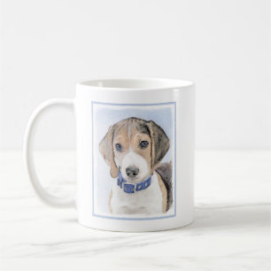 Beagle-färgning - Cute Original Hund Art Kaffemugg