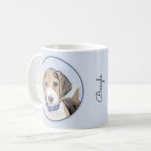 Beagle-färgning - Cute Original Hund Art Kaffemugg