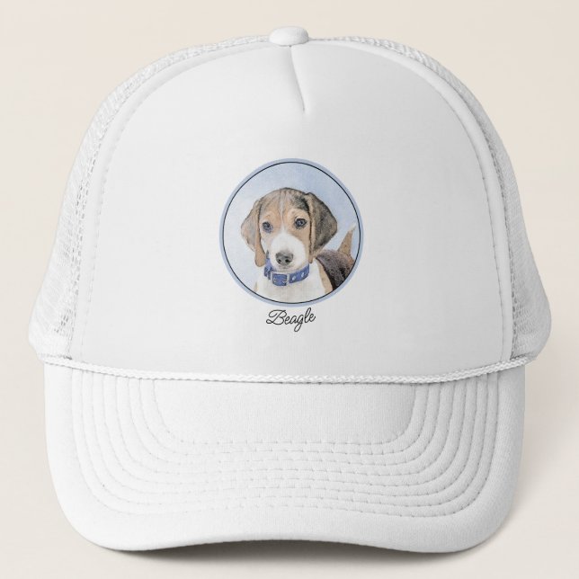 Beagle-färgning - Cute Original Hund Art Keps (Framsida)