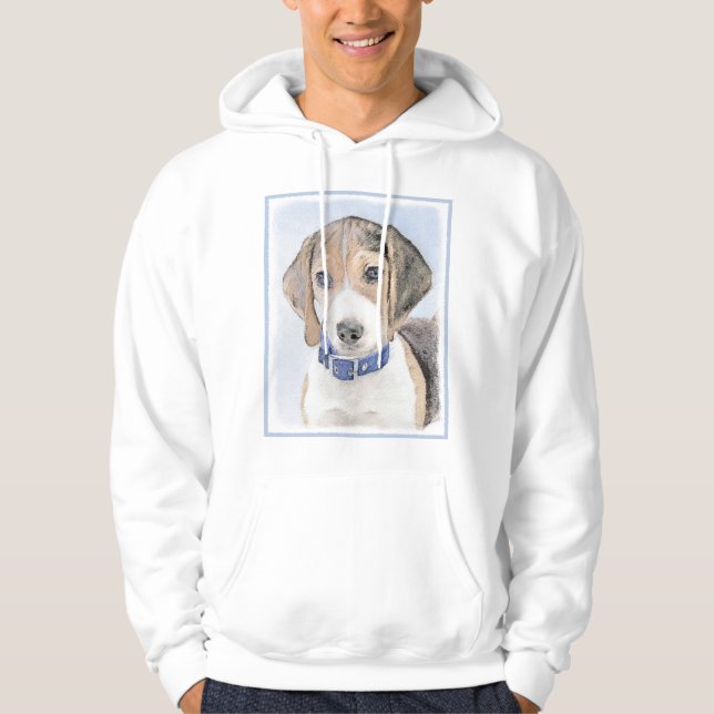 Beagle-färgning - Cute Original Hund Art Sweatshirt (Framsida)