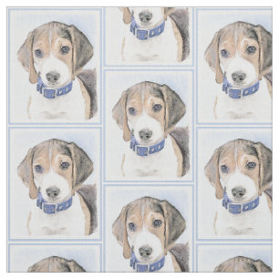 Beagle-färgning - Cute Original Hund Art Tyg