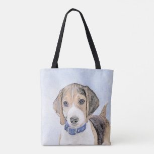 Beagle-färgning - Cute Original Hund Art Tygkasse