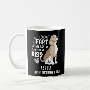 Beagle Fart Kiss Cool Hundälskare Kaffemugg