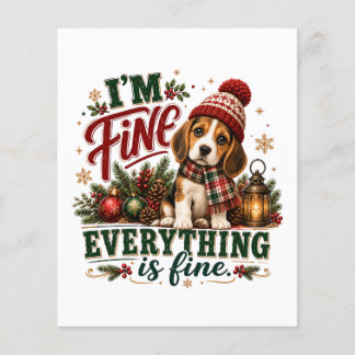 Beagle Fint Allting Är Fint Flygblad
