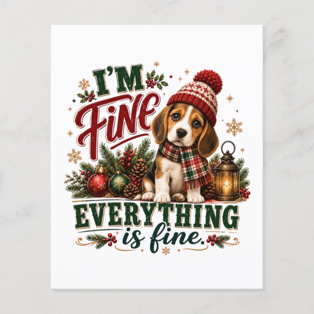 Beagle Fint Allting Är Fint Flygblad (Framsidan)