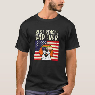 Beagle Flagga Patriotic Hundägare Manar T Shirt