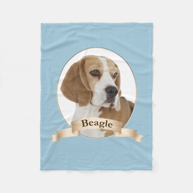 Beagle Fleece Blanket (Framsidan)