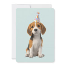 Beagle födelsedagsfest