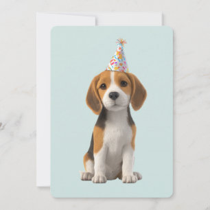 Beagle födelsedagsfest inbjudningar