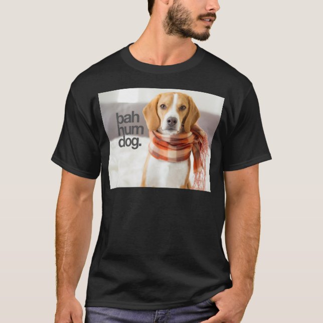Beagle "för Bah mummelhund" Tee (Framsida)