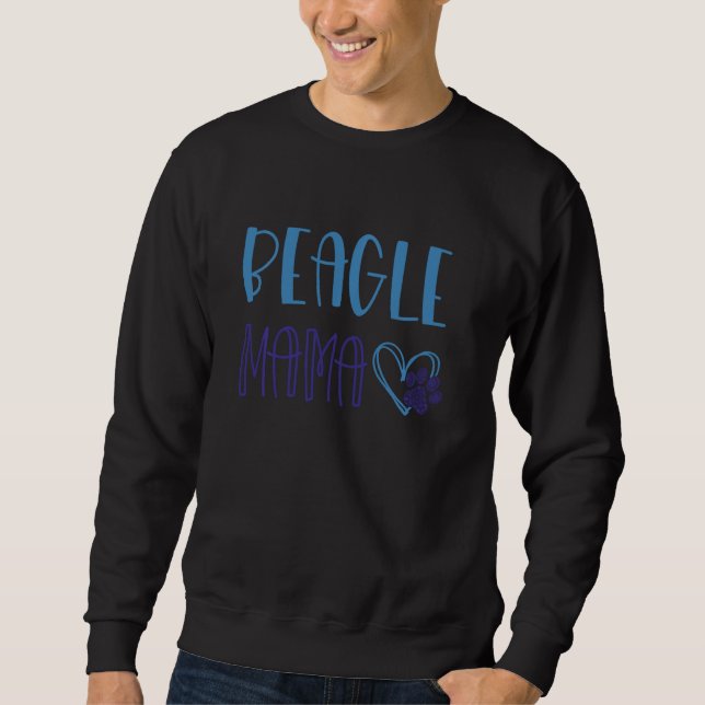 Beagle for Women Beagle Mamma Beagle Älskare Lång Ärmad Tröja (Framsida)