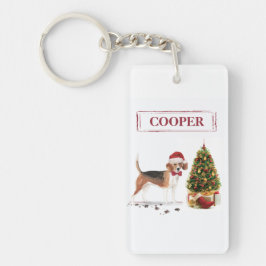 Beagle Funny jul Hund med Träd