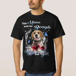 Beagle Funny Lycklig Mors Day T Shirt