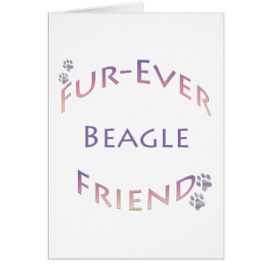 Beagle Furever Hälsningskort