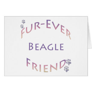 Beagle Furever Hälsningskort