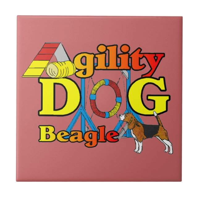Beagle-gåvor Kakelplatta (Framsidan)
