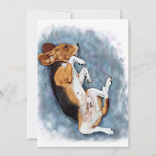 Beagle Gift, Hund älskare Gift, Hundägare Gift Ide Julkort