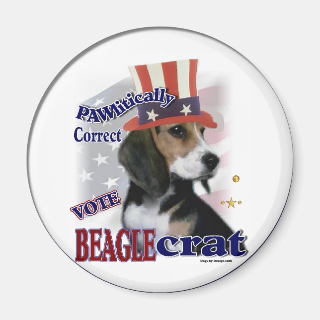 Beagle Gifts Magnet (Framsidan)