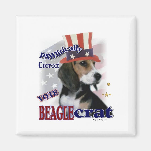Beagle Gifts Magnet (Framsidan)