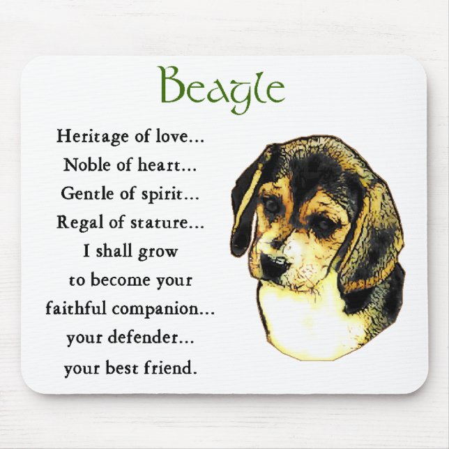 Beagle Gifts Musmatta (Framsidan)