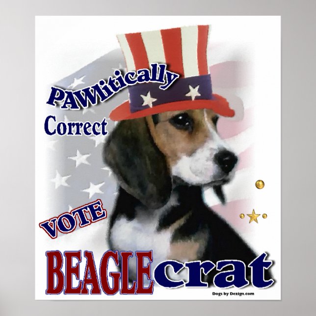 Beagle Gifts Poster (Framsidan)