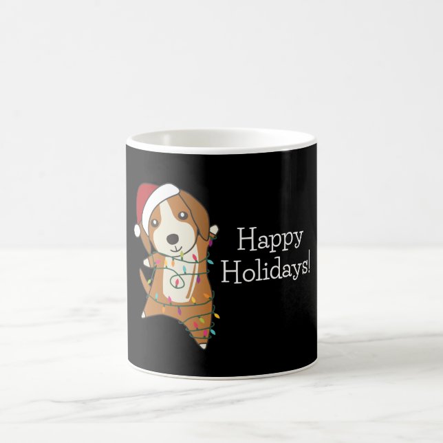 Beagle God jul Winter Animals Hund Coffee M Kaffemugg (Center)