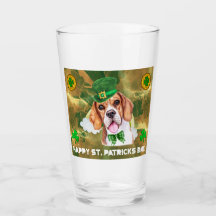 Beagle Gold Glad St. Patricks Dag
