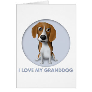 Beagle Granddog Hälsningskort