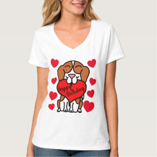 Beagle Grattis på födelsedagen Hund älskare T Shirt