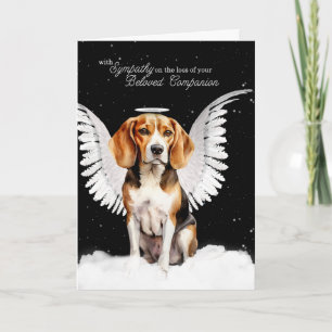 Beagle Guardian Angel Hund Pet Sympathy Kort