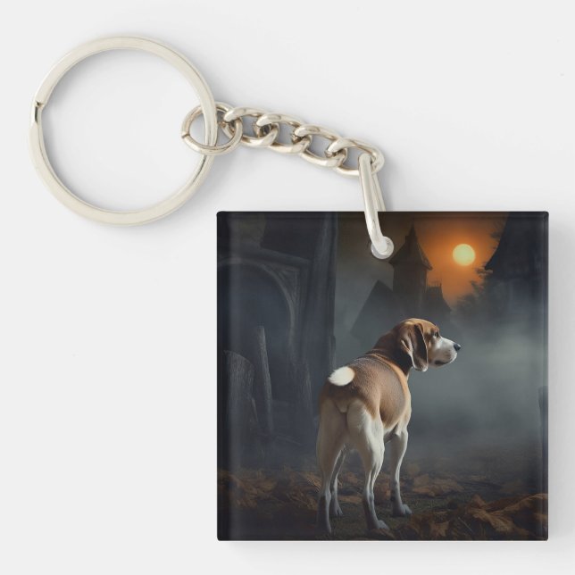 Beagle Halloween Skräckinjagande (Framsidan)