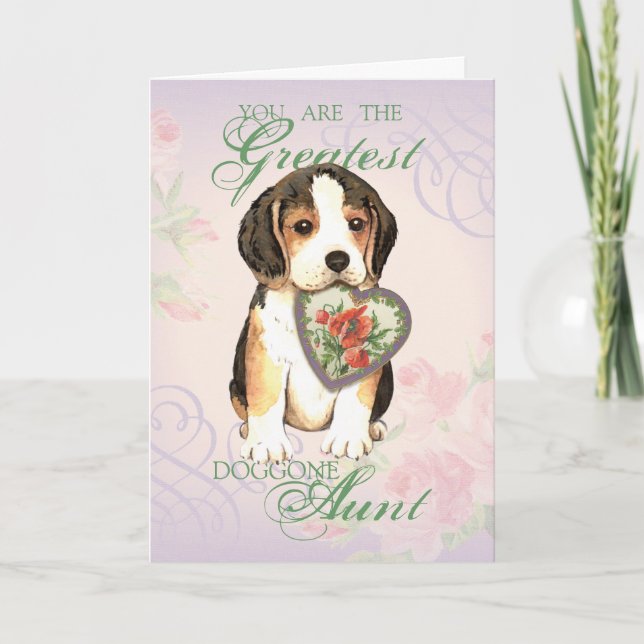 Beagle Heart Moster Kort (Framsida)