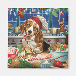 Beagle Helgdag Baking: God jul Magnet