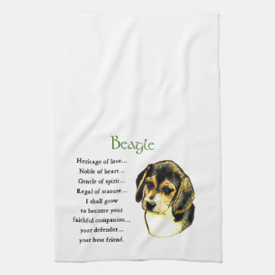 Beagle Heritage of Kärlek Kökshandduk