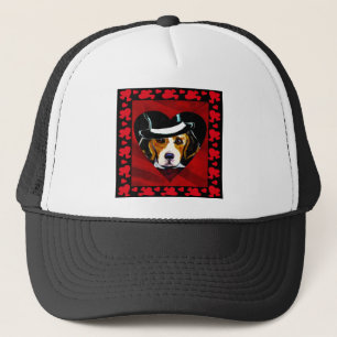 Beagle-hjärtan Keps