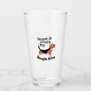 Beagle Home Glaskopp