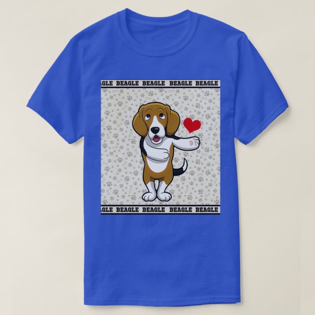 Beagle Home Stigning Wagging Svan och Blöt Noses o T Shirt (Design framsida)