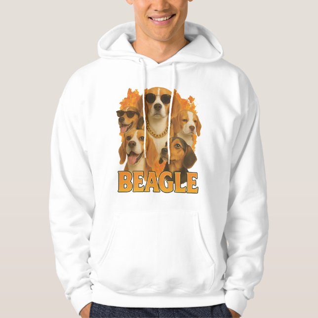 Beagle         hoodie (Framsida)