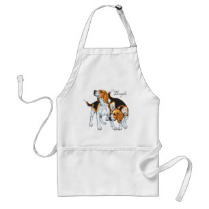 beagle hound förkläde