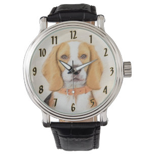 Beagle Hound Hund Painting Original Animal Art Armbandsur