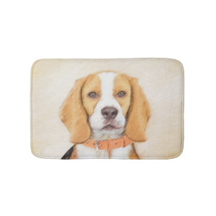 Beagle Hound Hund Painting Original Animal Art Badrumsmatta