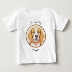 Beagle Hound Hund Painting Original Animal Art T Shirt