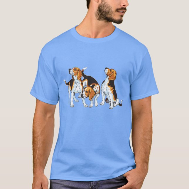 beagle hound t shirt (Framsida)