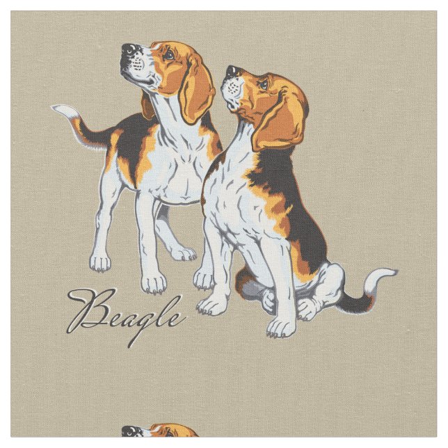 beagle hound tyg (Närbild)