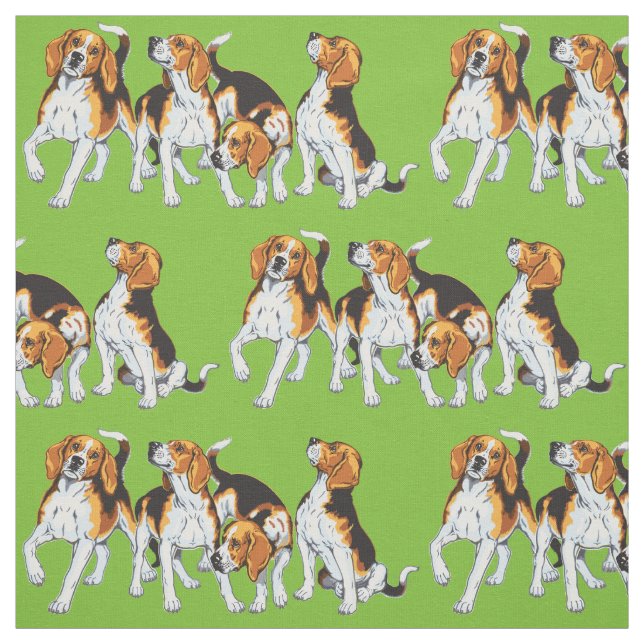 beagle hound tyg (Provkarta)