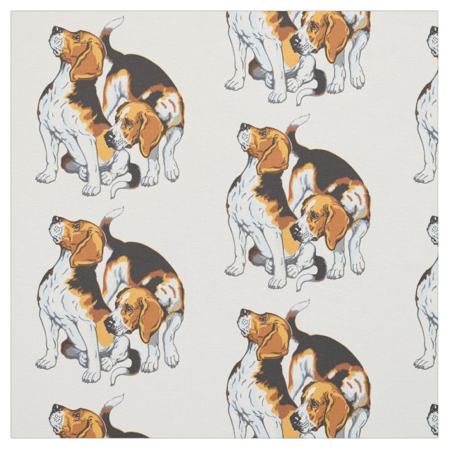 beagle hound tyg (Provkarta)