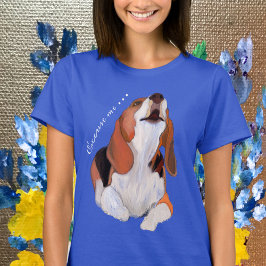 Beagle Howling, Personalize, Ursäkta mig T Shirt