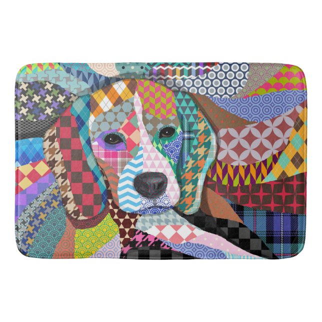 Beagle Hund 161 Badrumsmatta (Framsidan)