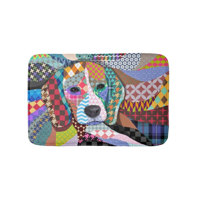 Beagle Hund 161 Badrumsmatta (Framsidan)