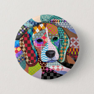 Beagle Hund 161 Knapp